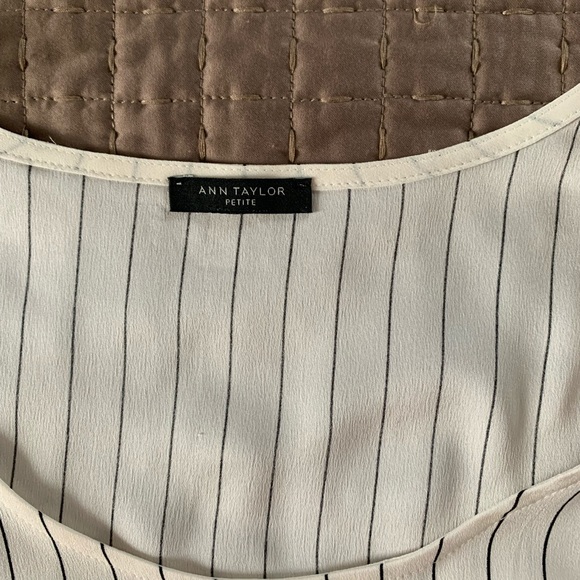 ANN TAYLOR PINSTRIPE TANK - Picture 4 of 4